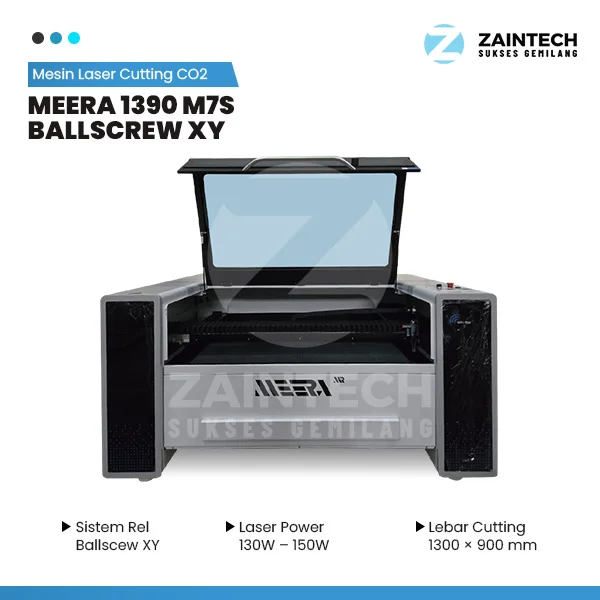 Mesin Laser Cutting CO2 MEERA 1390 M7S Ballscrew XY